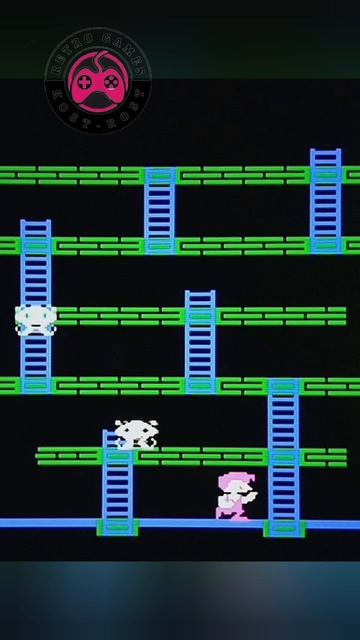 Играю уборщицей в Lode runner.