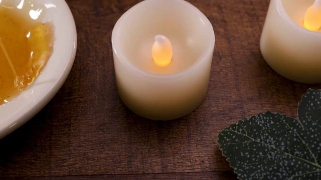 4pk Matchless Candle Co. LED Basics Flameless Votives – Real Wax