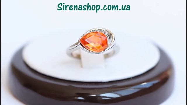 Sirenashop.com.ua: Бижутерия (Кольцо Сандра) с кристаллами Swarovski