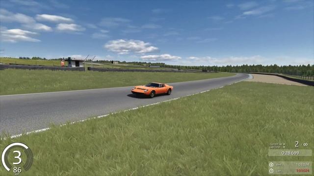 Assetto Corsa Lamborghini Miura P400SV at Knockhill