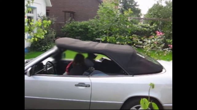Mercedes Cabrio A124: Verdeck schließt automatisch (Mercedes-Benz Baureihe W124)