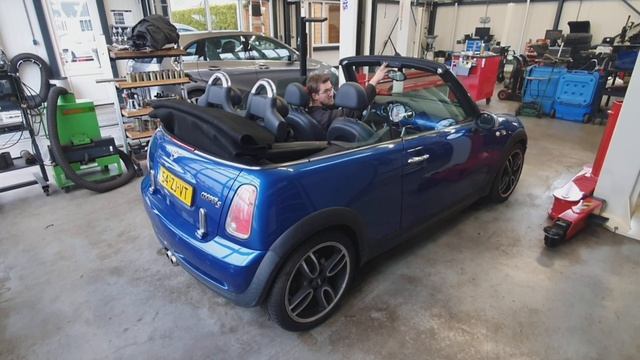 mini cooper s R52 cabrio dak storing reparatie cabrio storing service nederland