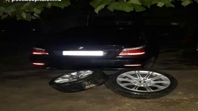 В Кишиневе с поличным задержали мужчину, воровавшего колеса с авто