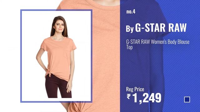 Top 10 G-Star Raw Tops And Shirts [2018]: G-STAR RAW Women's Body Blouse Top