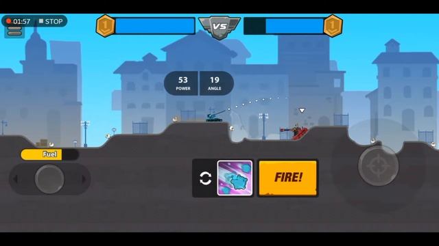 Tank Heroes Gameplay | Abrams tank vs Bobcat-C12