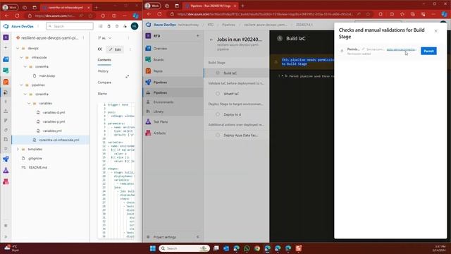 How to create and run a devops yaml pipeline