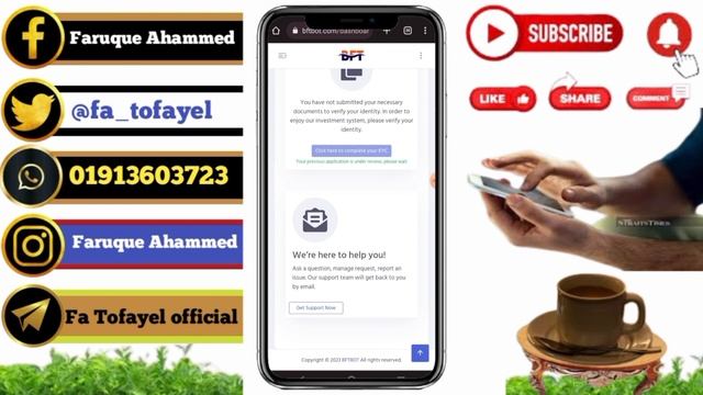 Bast Income Site Bftbot 2023 Forex Ai treading Site | Registration and KYC Verify | New Income Site