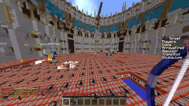 Minecraft Mini-Games: Bow Spleef! ( Hypixel's Server )
