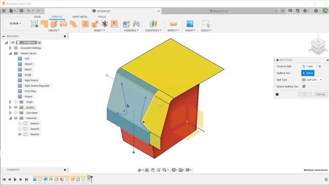 Fusion 360 - Visualisation | Surface Patchwork (follow-up)