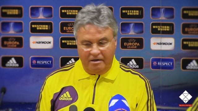 Pre-Match Press conference  FC Anzhi, Guus Hiddink