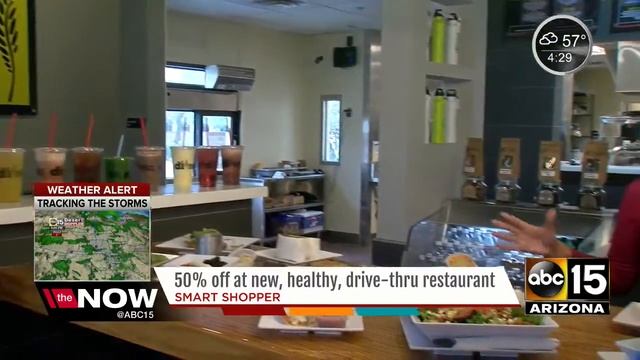 Smart Shopper: 50% off at new healthy drive-thru restaurant