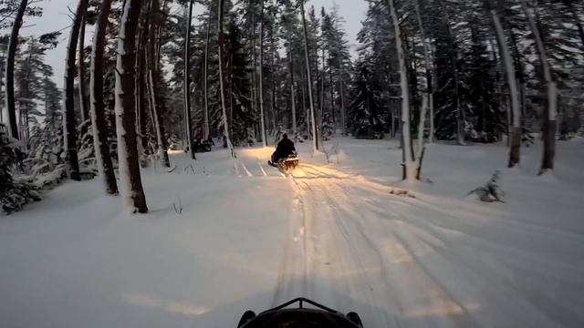 Снегоходы. Ловим снег