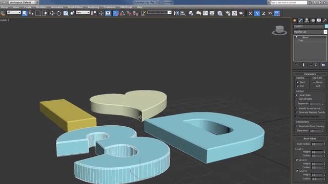 3D Logo Design using Autodesk 3ds Max Part 5
