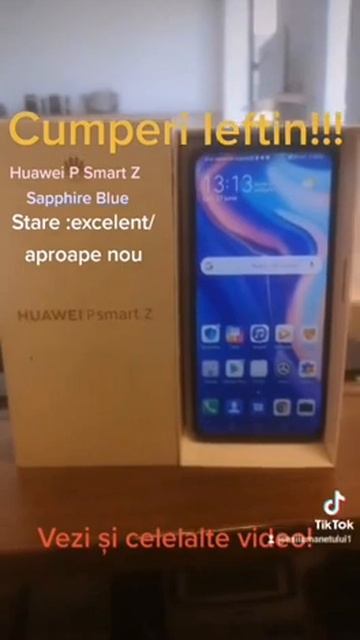 HUAWEI P SMART Z/ SAPPHIRE BLUE /STARE: EXCELENT CA NOU 490 LEI