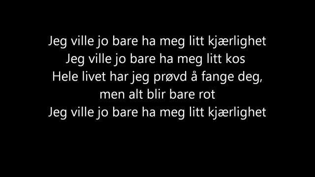 Plumbo - Kjærlighet lyrics