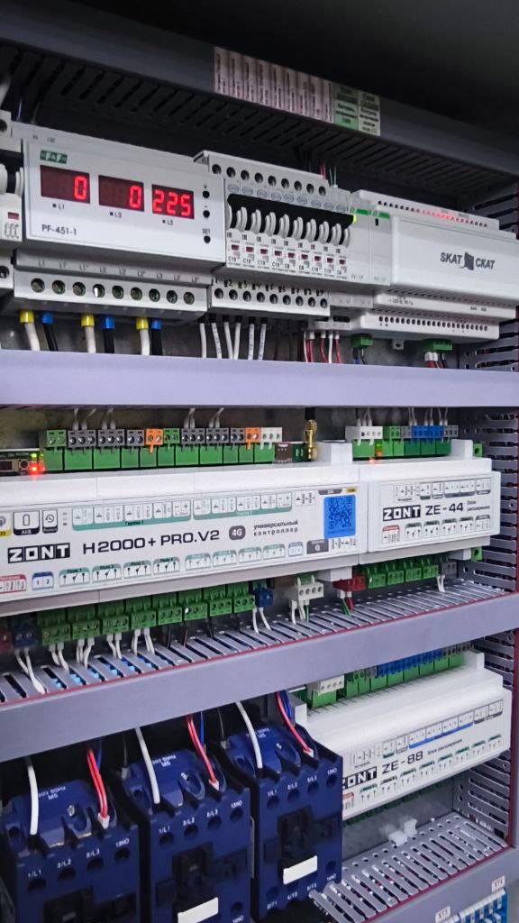 Режимы работы автоматики ZONT