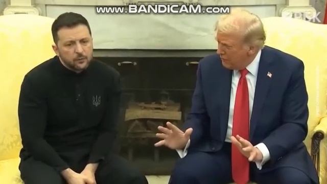 Разговор Трамп с Зеленским на повышенных тонах. Видео