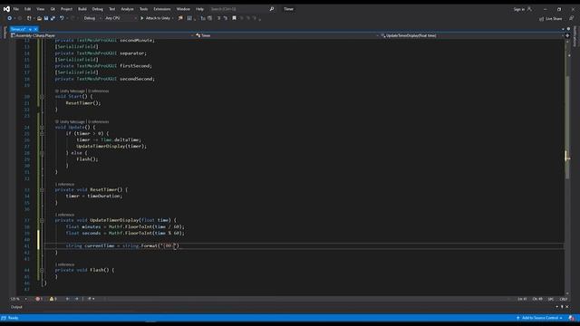How to EASILY make a TIMER in Unity