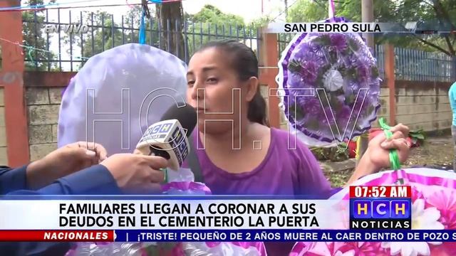 Sampedranos visitan cementerios para coronar a sus seres queridos hoy #DíadeDifuntos