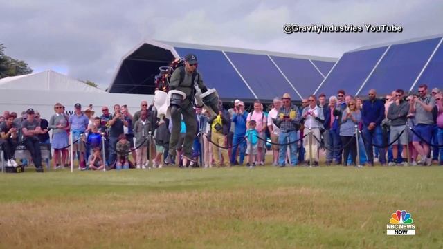 Watch: British Inventor Unveils ‘Iron Man’ Electric Jet Suit