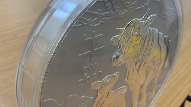2021 Perth Mint Year of the Ox 10kg Silver Coin