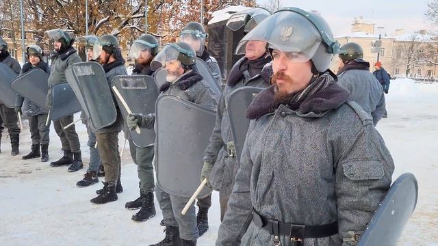 Rekonstrukcja wydarzeń 13 grudnia 1981 r. Lublin 13.12.2022 r.