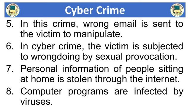 Essay on Cyber Crime in English | 10 Lines Essay on Cyber Crime