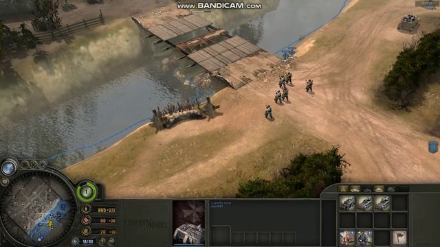 Company of Heroes Боты Люфтваффе, Британцы бой с ботом 1/4