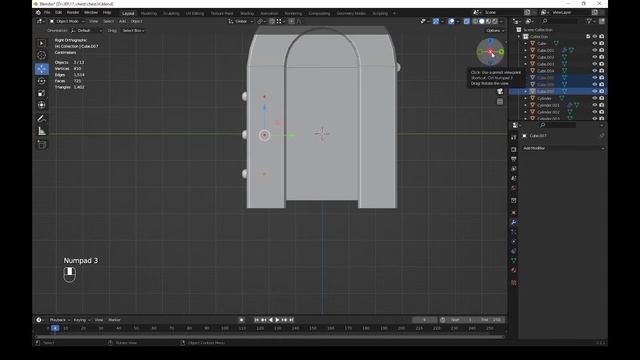 Blender, Marmoset, Substance| Stylized Chest |Speed Modeling| Part 1: Blocking, prepare to Sculptin