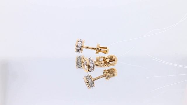 Золотые серьги арт. кл2294а-62ск