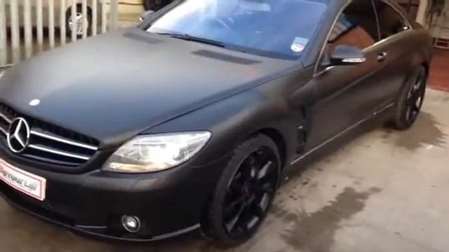 Mercedes cl63 AMG Dipped in matte black