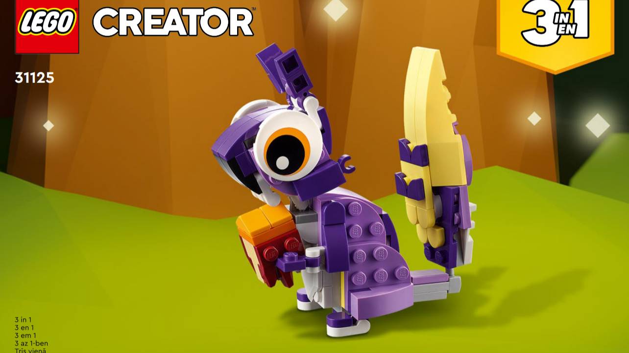 LEGO. Лего. белочка. LEGO Creator 31125#звери#животные#зверушки#лесные обитатели#