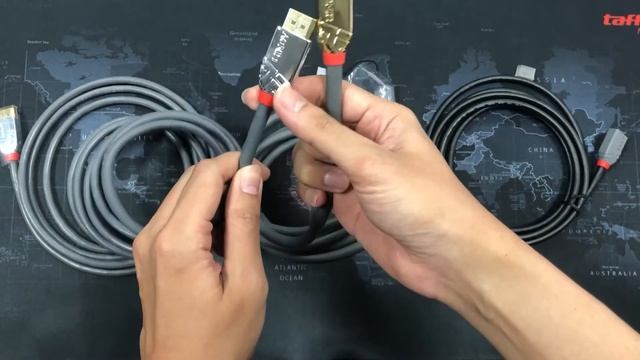 Kabel Displayport 1.4 dengan Button Release yang Smooth Banget!