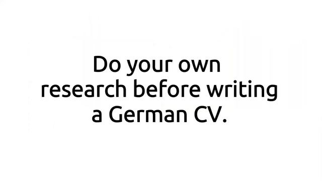 How to write a winning CV in 2020 | Get noticed by German employers ft. Niranjan