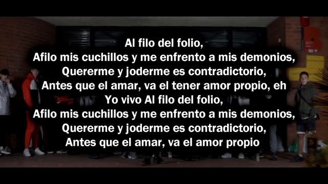 SWIT EME - AL FILO DEL FOLIO (LETRA)