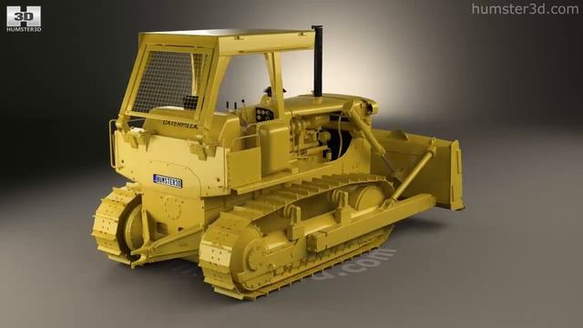 Caterpillar D7G Crawler Dozer 1974 3D model by 3DModels.org