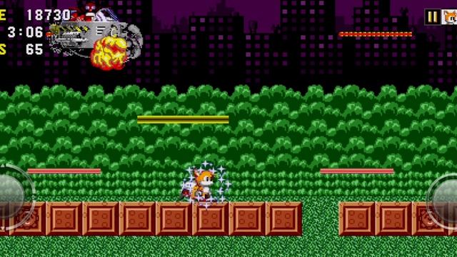 Spring Yard Zone Boss with Tails (Mobile Android Sonic 1)