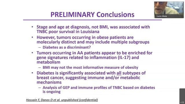 Intersectionality of Obesity, Cancer and Basic/Translational Health Disparities Research