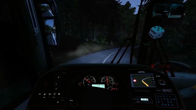 Drive Premium Volvo on Dangerous Jungle Road at Night #ets2