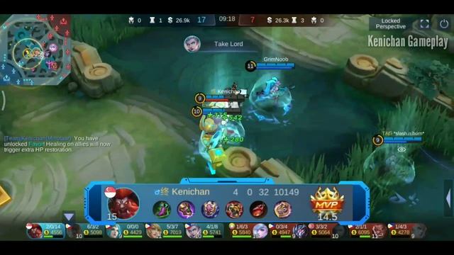 Minotaur MVP Gameplay NO DEATHS/BEST SUPPORT/TANK (Kenichan)