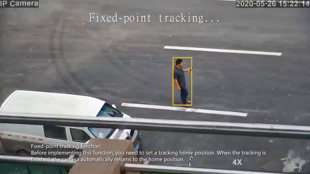 Auto Tracking PoE IP PTZ Camera