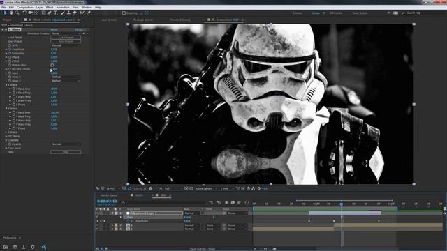 AEplus 001 - Shaky colorful twitch AMV transition in After Effects (Sapphire)
