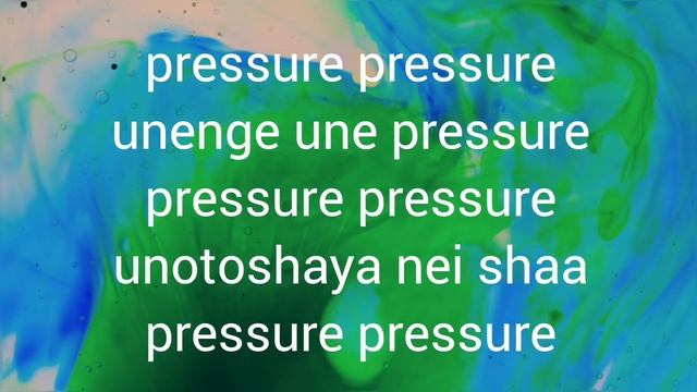 Holy Ten - Pressure ft Mr Candy & Michael Magz lyrics video