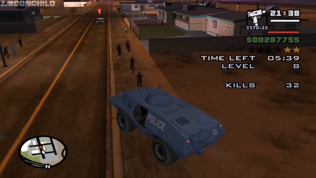 GTA San Andreas Vigilante Mission - using a SWAT tank (S.W.A.T.)