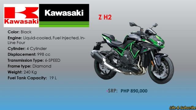 KAWASAKI MOTORCYCLE Price List in the Philippines Updated April 2021 | Including BIGBIKES!!!