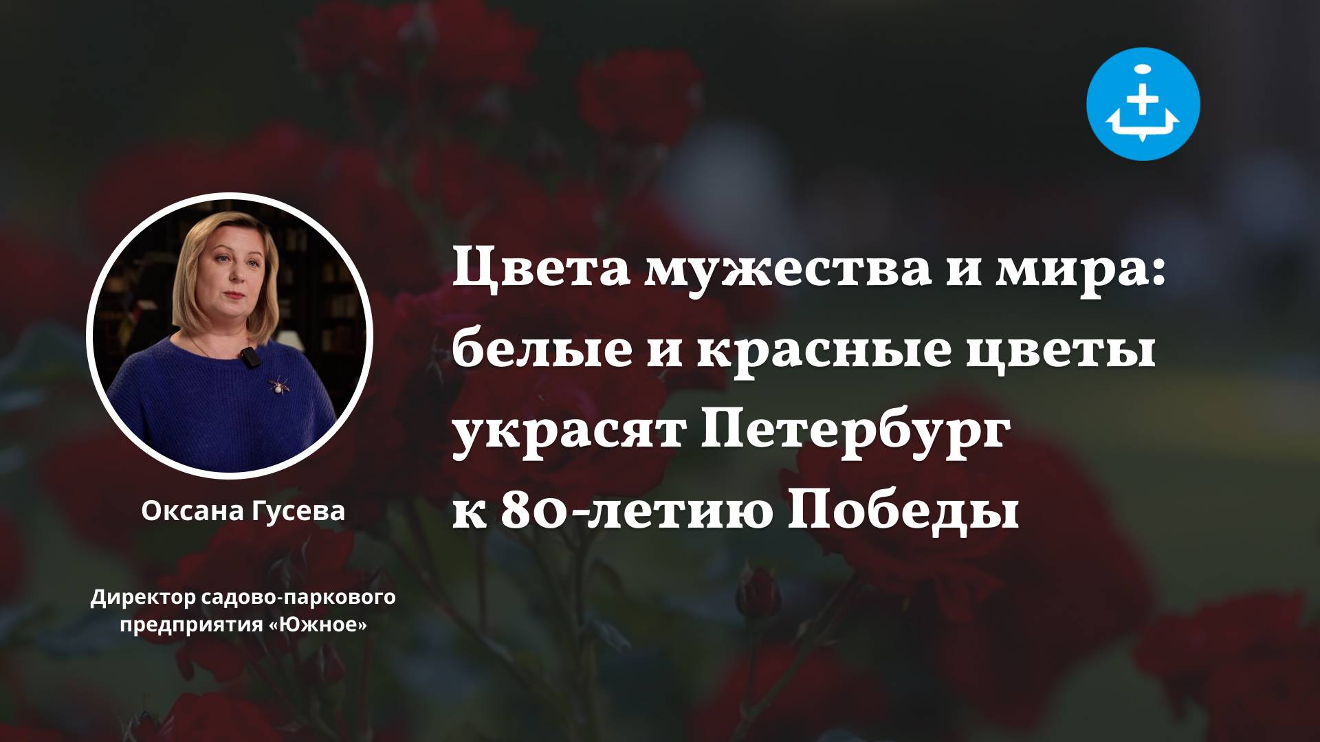 Цвета мужества и мира: белые и красные цветы украсят Петербург к 80-летию Победы