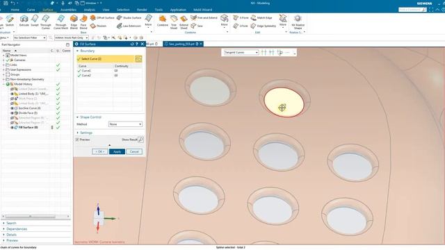 Siemens NX Mold Wizard: Design Parting Surface for Product - Part3