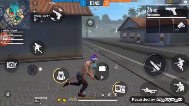 Битва отрядов тек қана G18-бен ТОП-1 алу челлендж|Free Fire