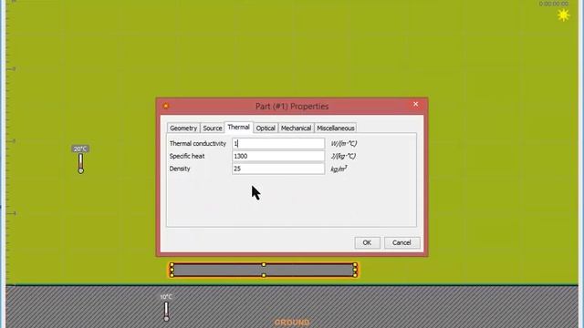 Energy2D BasicSetup