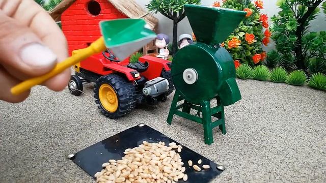 Diy tractor mini flour mill machine science project | @TopVilla | keepvilla